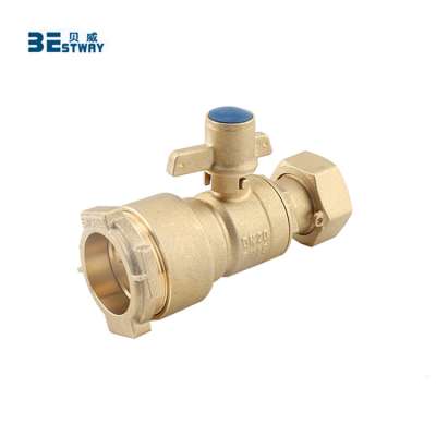 CE certification portable brass lockable ball valve