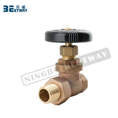 BWVA screw port thread double female thread gate valve pressure