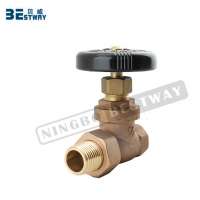 BWVA screw port thread double female thread gate valve pressure